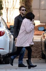 SELENA GOMEZ Out and About in Atlanta