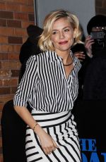 SIENNA MILLER Arrives at The Daily Show with Jon Stewart
