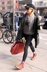 SIENNA MILLER Out and About in Midtown, New York