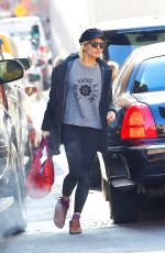 SIENNA MILLER Out and About in Midtown, New York