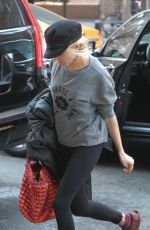 SIENNA MILLER Out and About in Midtown, New York