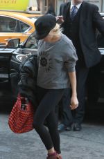 SIENNA MILLER Out and About in Midtown, New York