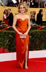 SOPHIA BUSH at 2015 Screen Actor Guild Awards in Los Angeles