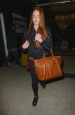 SOPHIE TURNER at LAX Airport in Los Angeles 2201