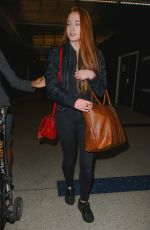 SOPHIE TURNER at LAX Airport in Los Angeles 2201