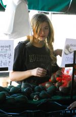 STEFANIE SCOTT Shopping at Farmers Market in Studio City