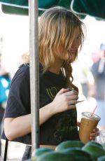 STEFANIE SCOTT Shopping at Farmers Market in Studio City