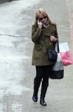 TAMZIN OUTHWAITE Arrives at ITV Studios in London
