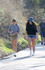 TAYLOR SWIFT and LORDE in Shorts Out Hiking in Los Angeles