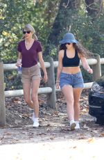 TAYLOR SWIFT and LORDE in Shorts Out Hiking in Los Angeles