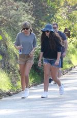 TAYLOR SWIFT and LORDE in Shorts Out Hiking in Los Angeles