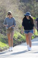 TAYLOR SWIFT and LORDE in Shorts Out Hiking in Los Angeles
