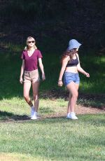 TAYLOR SWIFT and LORDE in Shorts Out Hiking in Los Angeles