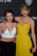 TAYLOR SWIFT at Instyle and Warner Bros Golden Globe Party in Beverly Hills