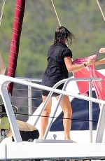 TAYLOR SWIFT in Bikini at a Boat in Maui