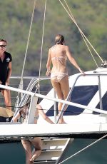 TAYLOR SWIFT in Bikini at a Boat in Maui