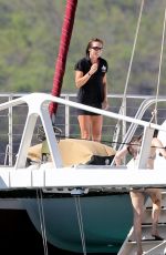 TAYLOR SWIFT in Bikini at a Boat in Maui