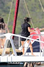 TAYLOR SWIFT in Bikini at a Boat in Maui