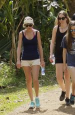 TAYLOR SWIFT in Shorts Out Hiking in Hawaii
