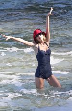 TAYLOR SWIFT in Swimsuit at a Beach in Maui 2101