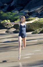 TAYLOR SWIFT in Swimsuit at a Beach in Maui 2101