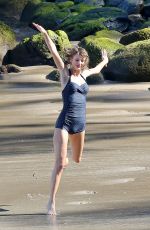 TAYLOR SWIFT in Swimsuit at a Beach in Maui 2101