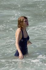 TAYLOR SWIFT in Swimsuit at a Beach in Maui 2101