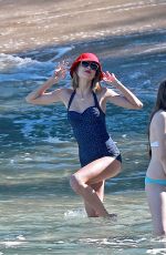 TAYLOR SWIFT in Swimsuit at a Beach in Maui 2101