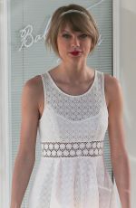 TAYLOR SWIFT in White Dress Out and About in Los Angeles