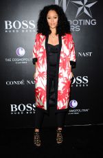 TIA MOWRY at W Magazine Shooting Stars Exhibit Opening in Los Angeles