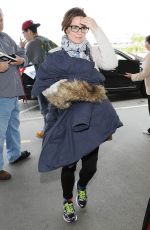 TINA FEY Arrives at LAX Airport in Los Angeles 1201