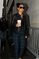 TULISA CONTOSTAVLOS Arrives at BBC Radio 1 in London 0601