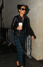 TULISA CONTOSTAVLOS Arrives at BBC Radio 1 in London 0601