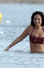 TULISA CONTOSTAVLOS in Bikini at a Beach in Ibizia 2701