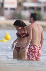 TULISA CONTOSTAVLOS in Bikini at a Beach in Ibizia 2701