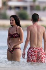 TULISA CONTOSTAVLOS in Bikini at a Beach in Ibizia 2701