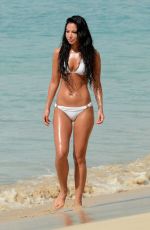 TULISA CONTOSTAVLOS in Bikini on the Beach in Barbados 3012