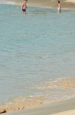 TULISA CONTOSTAVLOS in Bikini on the Beach in Barbados 3012