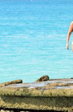 TULISA CONTOSTAVLOS in Bikini on the Beach in Barbados 3012