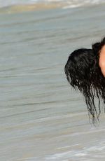 TULISA CONTOSTAVLOS in Bikini on the Beach in Barbados 3012