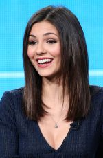 VICTORIA JUSTICE at Eye Candy Panel TCA Press Tour in Pasadena