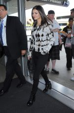 VICTORIA JUSTICE at LAX Airport in Los Angeles 0801