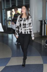 VICTORIA JUSTICE at LAX Airport in Los Angeles 0801