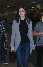 VICTORIA JUSTICE at LAX Airport in Los Angeles 1801