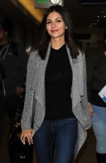 VICTORIA JUSTICE at LAX Airport in Los Angeles 1801