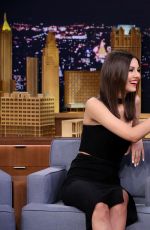 VICTORIA JUSTICE at Tonight Show Starring Jimmy Fallon in New York 1601
