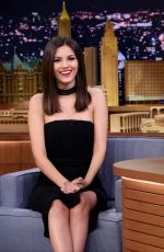 VICTORIA JUSTICE at Tonight Show Starring Jimmy Fallon in New York 1601