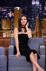VICTORIA JUSTICE at Tonight Show Starring Jimmy Fallon in New York 1601