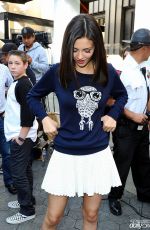 VICTORIA JUSTICE on The Set of Extra 0801