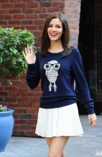 VICTORIA JUSTICE on The Set of Extra 0801